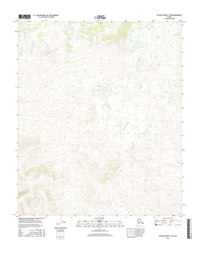 Kateel River A-1 SW, AK (2016, 25000-Scale) Preview 1