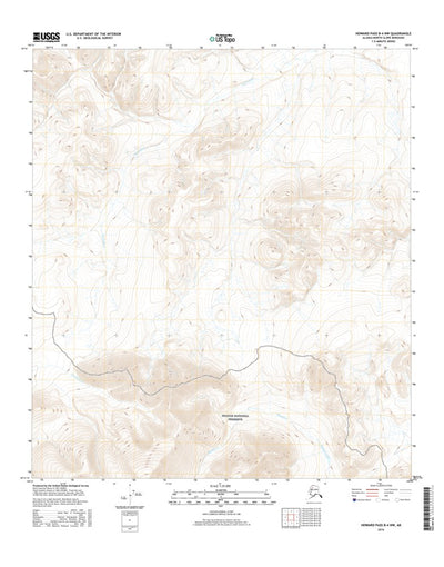 Howard Pass B-4 NW, AK (2016, 25000-Scale) Preview 1
