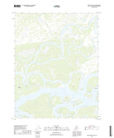 Fort Yukon C-5 SW, AK (2018, 25000-Scale) Preview 1