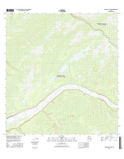 Gulkana B-2 SW, AK (2016, 25000-Scale) Preview 1