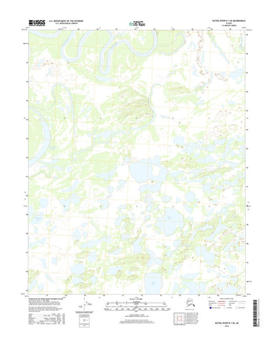 Kateel River D-1 SE, AK (2016, 25000-Scale) Preview 1