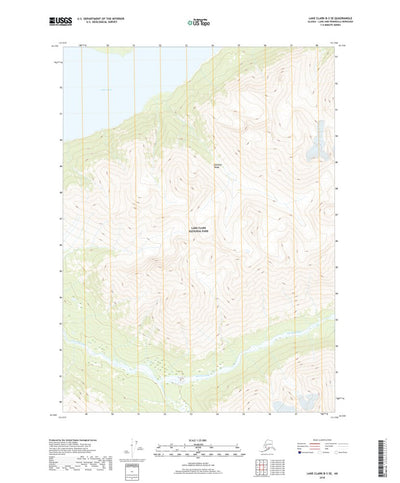 Lake Clark B-3 SE, AK (2018, 25000-Scale) Preview 1