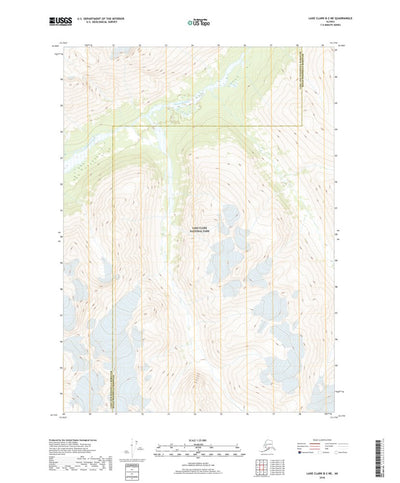Lake Clark B-2 NE, AK (2018, 25000-Scale) Preview 1