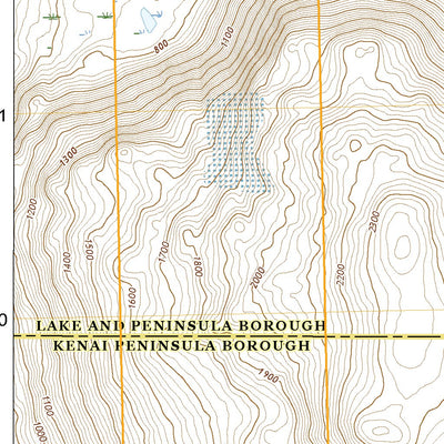 Iliamna B-4 SW, AK (2018, 25000-Scale) Preview 3