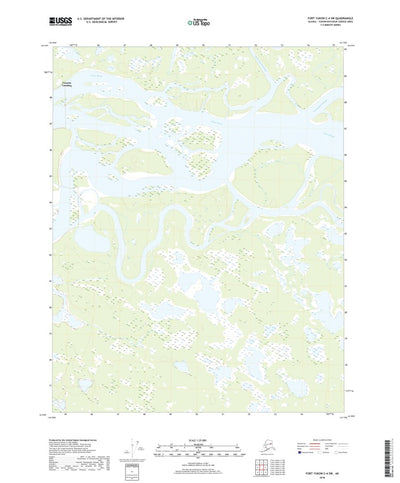 Fort Yukon C-4 SW, AK (2018, 25000-Scale) Preview 1