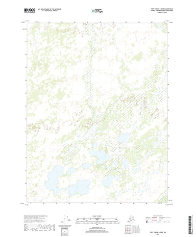 Fort Yukon D-3 NE, AK (2018, 25000-Scale) Preview 1