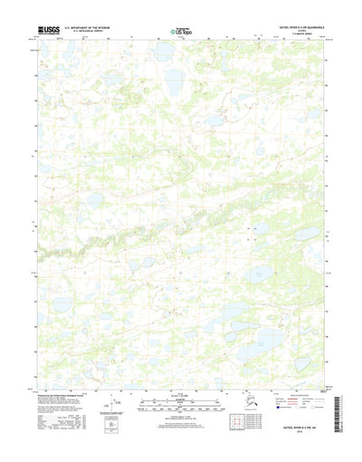 Kateel River D-2 SW, AK (2016, 25000-Scale) Preview 1