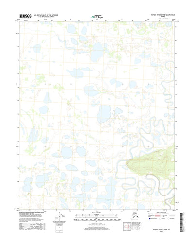 Kateel River C-1 SE, AK (2016, 25000-Scale) Preview 1