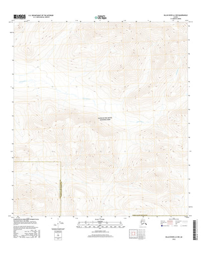 Killik River A-4 SW, AK (2016, 25000-Scale) Preview 1