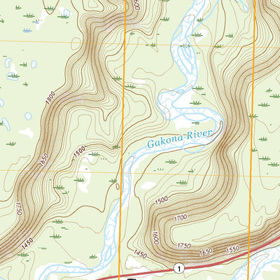 Gulkana B-3 SW, AK (2019, 25000-Scale) Preview 3