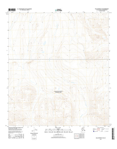 Killik River B-4 SE, AK (2016, 25000-Scale) Preview 1
