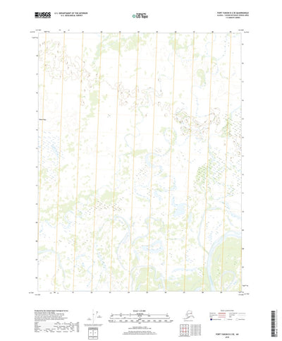 Fort Yukon D-2 SE, AK (2018, 25000-Scale) Preview 1
