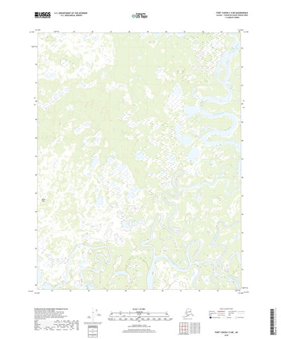 Fort Yukon C-5 NE, AK (2018, 25000-Scale) Preview 1