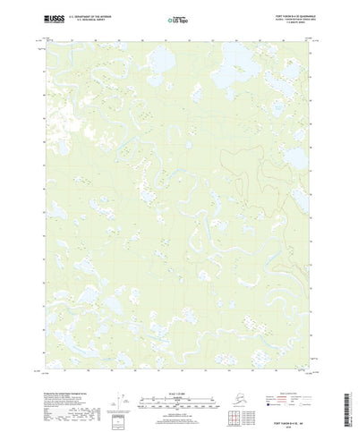 Fort Yukon B-4 SE, AK (2018, 25000-Scale) Preview 1