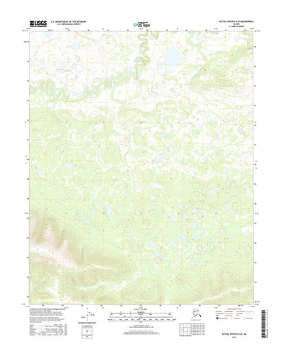 Kateel River D-4 SE, AK (2016, 25000-Scale) Preview 1