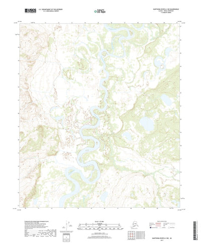 Kantishna River A-2 NE, AK (2017, 25000-Scale) Preview 1