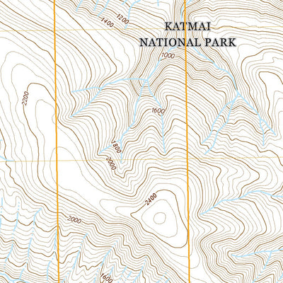 Mount Katmai D-1 NE, AK (2019, 25000-Scale) Preview 2