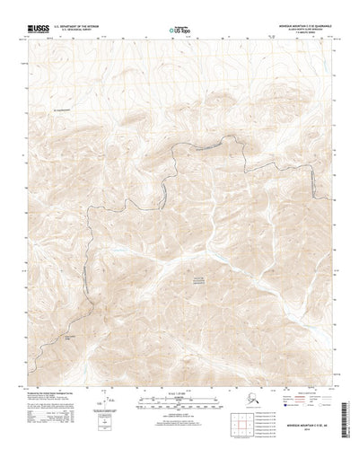 Misheguk Mountain C-5 SE, AK (2014, 25000-Scale) Preview 1