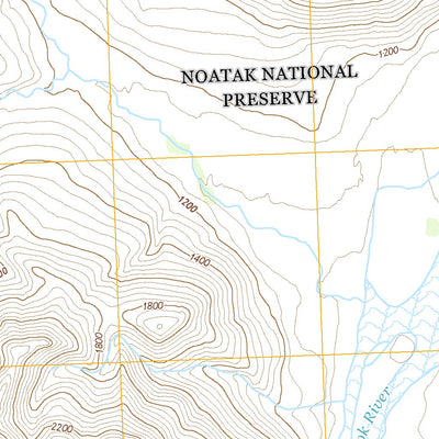 Misheguk Mountain B-4 NW, AK (2015, 25000-Scale) Preview 2