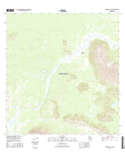 Nabesna B-1 SW, AK (2016, 25000-Scale) Preview 1