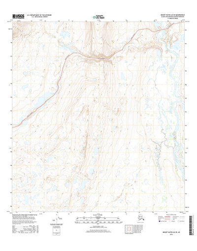 Mount Hayes A-6 SE, AK (2016, 25000-Scale) Preview 1