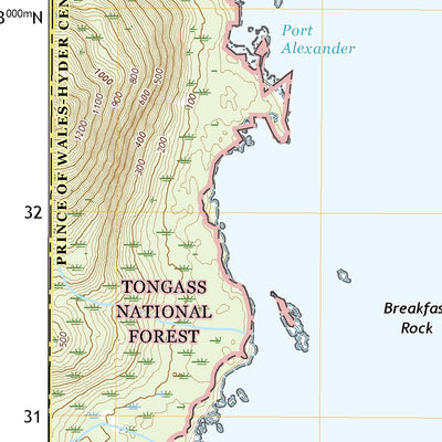 Port Alexander A-2 NW, AK (2017, 25000-Scale) Preview 3