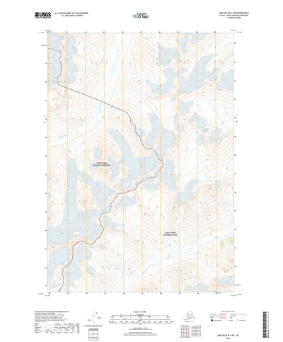 Lime Hills B-1 SW, AK (2019, 25000-Scale) Preview 1