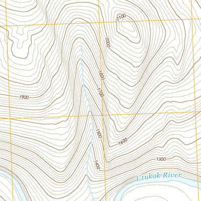 Misheguk Mountain D-4 NW, AK (2016, 25000-Scale) Preview 3