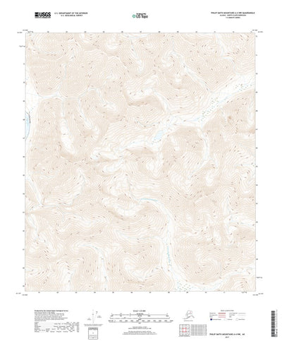 Philip Smith Mountains A-4 NW, AK (2017, 25000-Scale) Preview 1