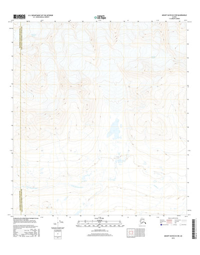 Mount Hayes B-5 SW, AK (2016, 25000-Scale) Preview 1