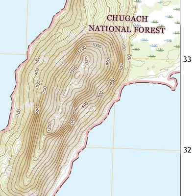Middleton Island D-2 SW, AK (2017, 25000-Scale) Preview 3