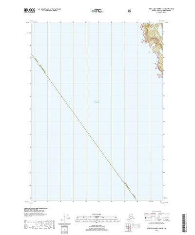 Port Alexander B-4 NE, AK (2017, 25000-Scale) Preview 1