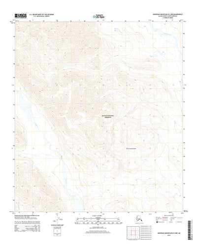 Misheguk Mountain B-2 NW, AK (2015, 25000-Scale) Preview 1