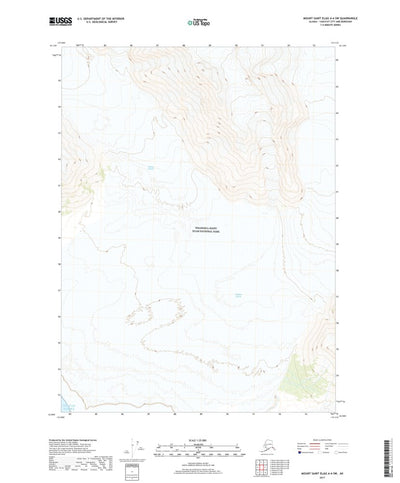 Mount Saint Elias A-4 SW, AK (2017, 25000-Scale) Preview 1