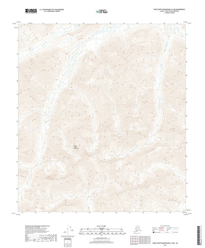 Philip Smith Mountains A-4 NE, AK (2017, 25000-Scale) Preview 1