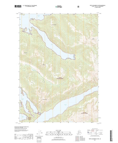 Port Alexander D-4 NW, AK (2017, 25000-Scale) Preview 1