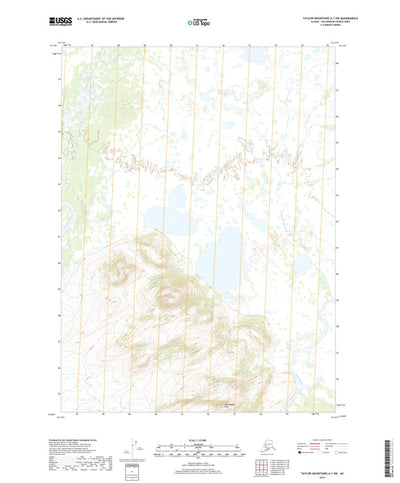 Taylor Mountains A-1 SW, AK (2019, 25000-Scale) Preview 1