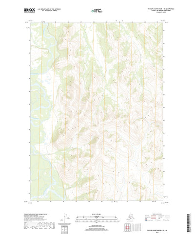Taylor Mountains B-4 SE, AK (2019, 25000-Scale) Preview 1