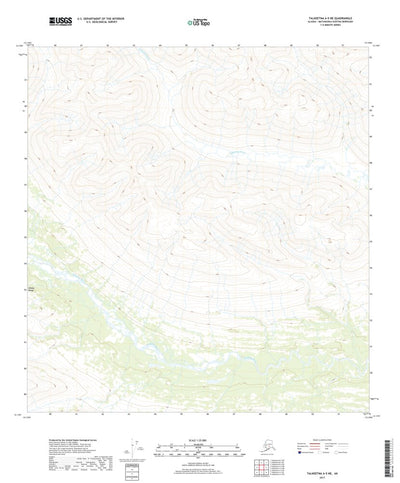 Talkeetna A-5 NE, AK (2017, 25000-Scale) Preview 1