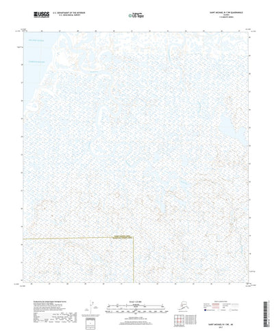 Saint Michael B-1 SW, AK (2017, 25000-Scale) Preview 1