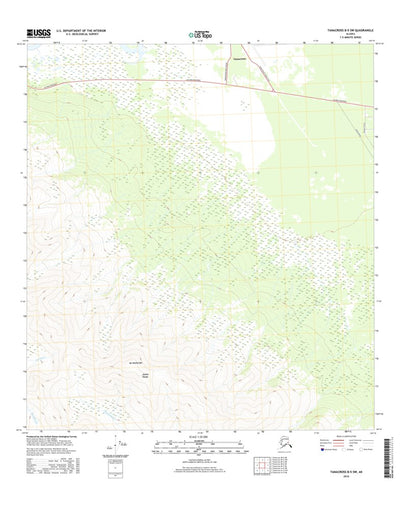 Tanacross B-5 SW, AK (2016, 25000-Scale) Preview 1