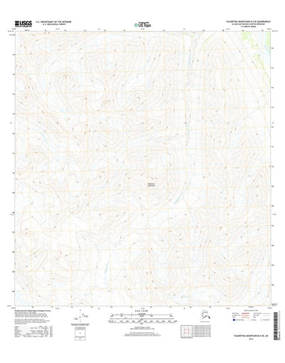 Talkeetna Mountains B-4 SE, AK (2016, 25000-Scale) Preview 1