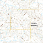 Talkeetna Mountains B-4 SE, AK (2016, 25000-Scale) Preview 2