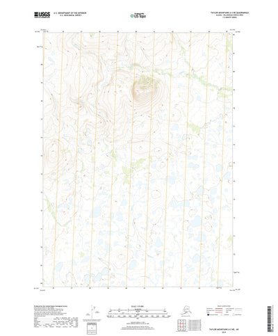 Taylor Mountains A-2 NE, AK (2019, 25000-Scale) Preview 1