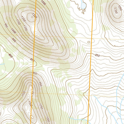 Taylor Mountains D-1 NE, AK (2019, 25000-Scale) Preview 3