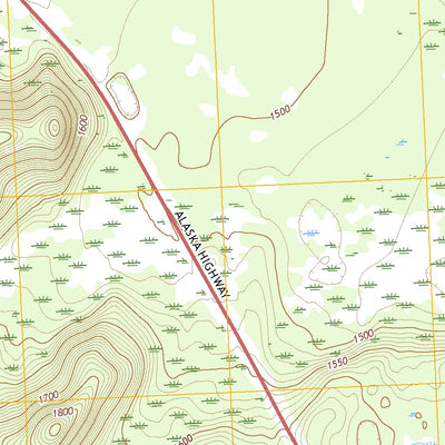 Tanacross C-6 SW, AK (2016, 25000-Scale) Preview 2
