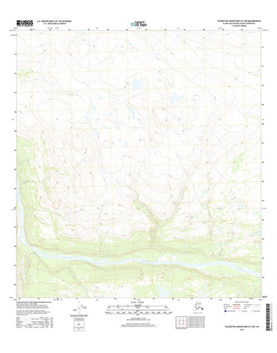 Talkeetna Mountains D-4 SW, AK (2016, 25000-Scale) Preview 1