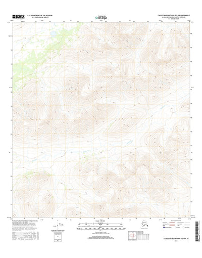 Talkeetna Mountains D-2 NW, AK (2016, 25000-Scale) Preview 1