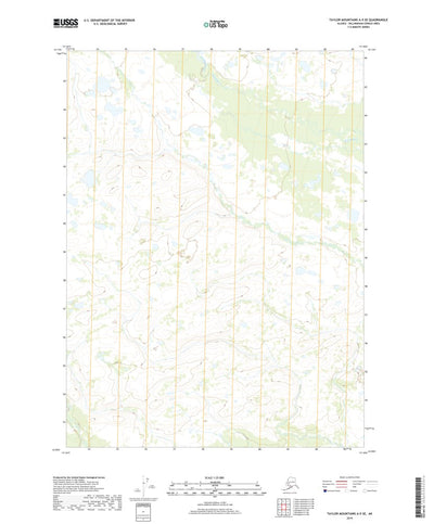 Taylor Mountains A-5 SE, AK (2019, 25000-Scale) Preview 1