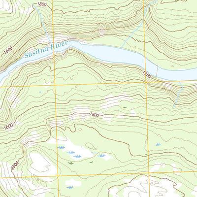 Talkeetna Mountains D-5 SE, AK (2016, 25000-Scale) Preview 2